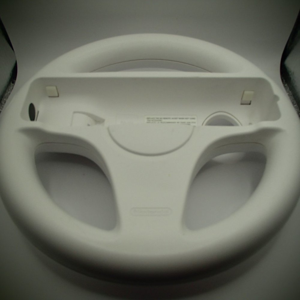 Mario Kart Steering Wheel for Nintendo Wii White
